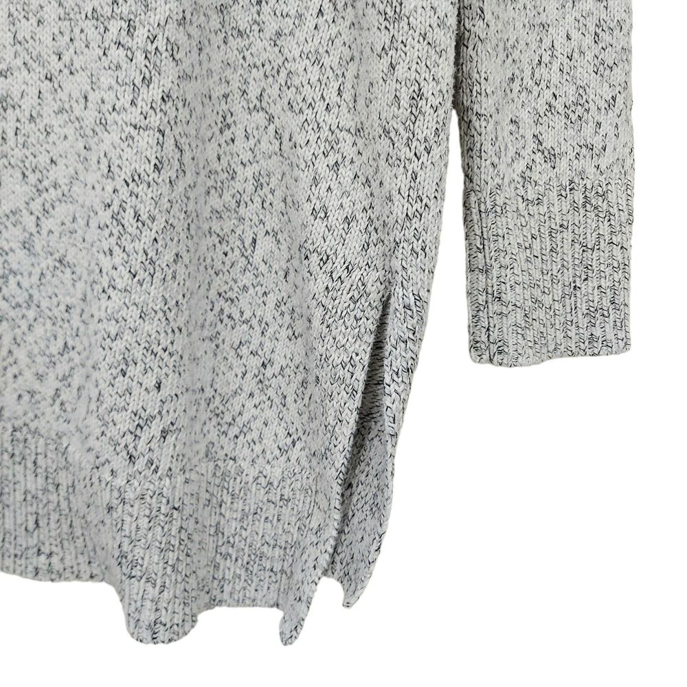 Madewell Womens Midlan Cardigan Sweater Small Gray Marled Long Sleeve Cotton - Picture 6 of 13